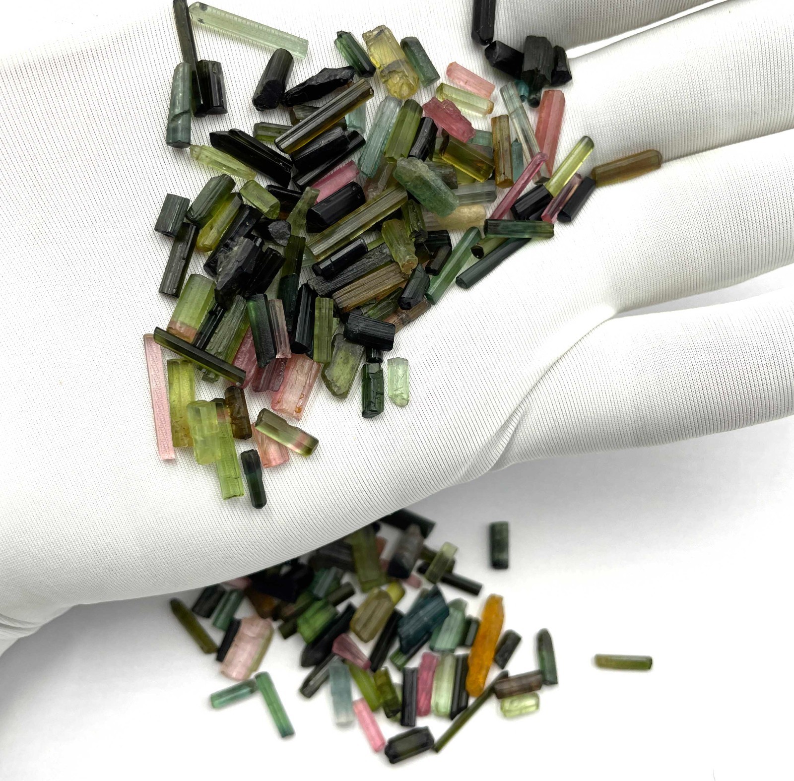 Natural Multi Tourmaline Pencil Rough Loose Gemstone Lot 100 CT