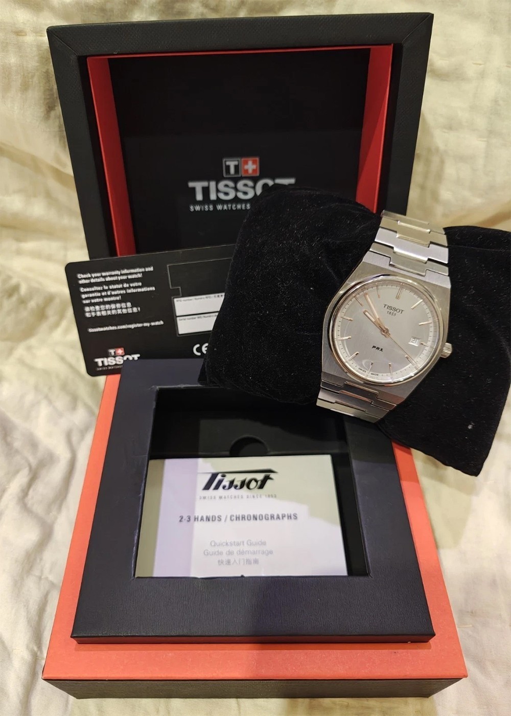 Tissot PRX Men’s Grey/Silver Dial 40mm Quartz Calendar Watch T137.410.11.031.00