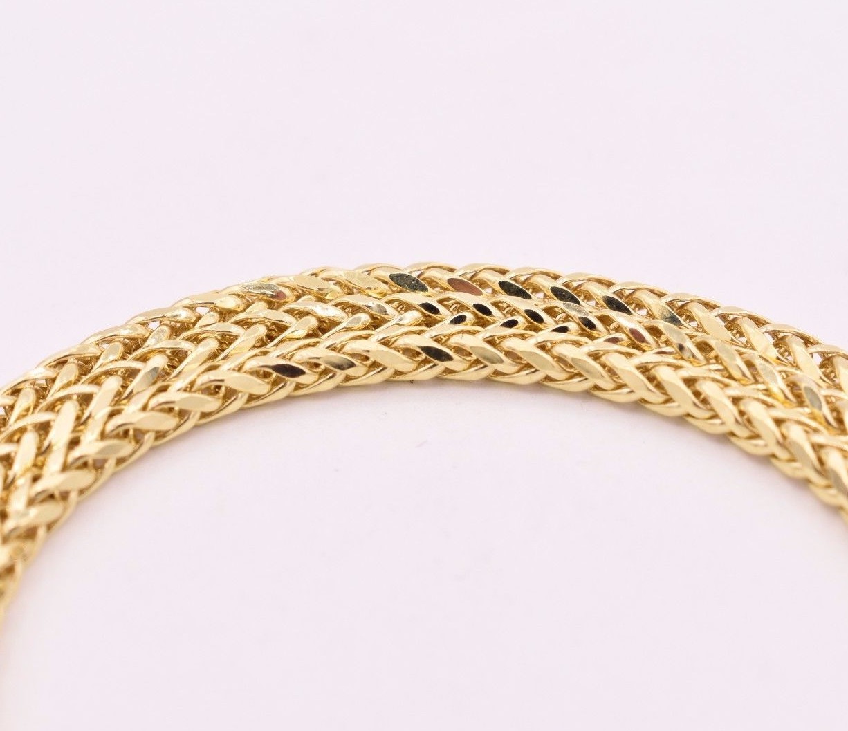 Semi-Solid Diamond Cut Round Franco Necklace Chain 14K Solid Yellow Gold 2.7mm