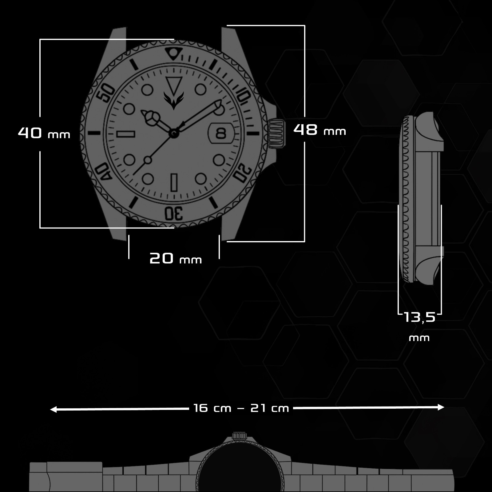 Fenice Subtrack Silente Automatic Watch 10 ATM Miyota 2020-Now