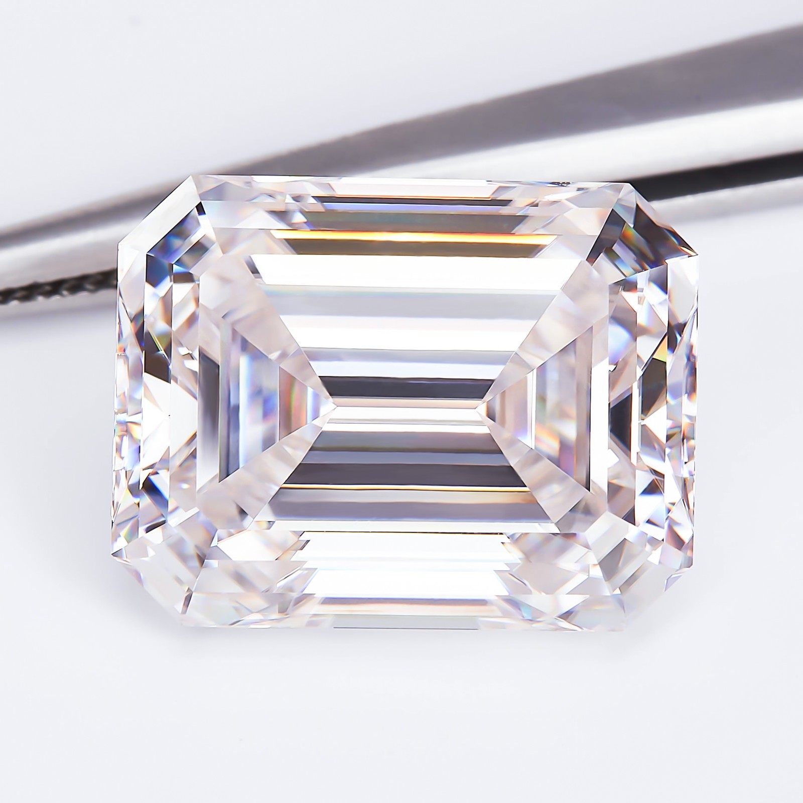Emerald Cut D Color Loose Moissanite 0.5-10ct VVS1GRA Certificate Excellent Cut