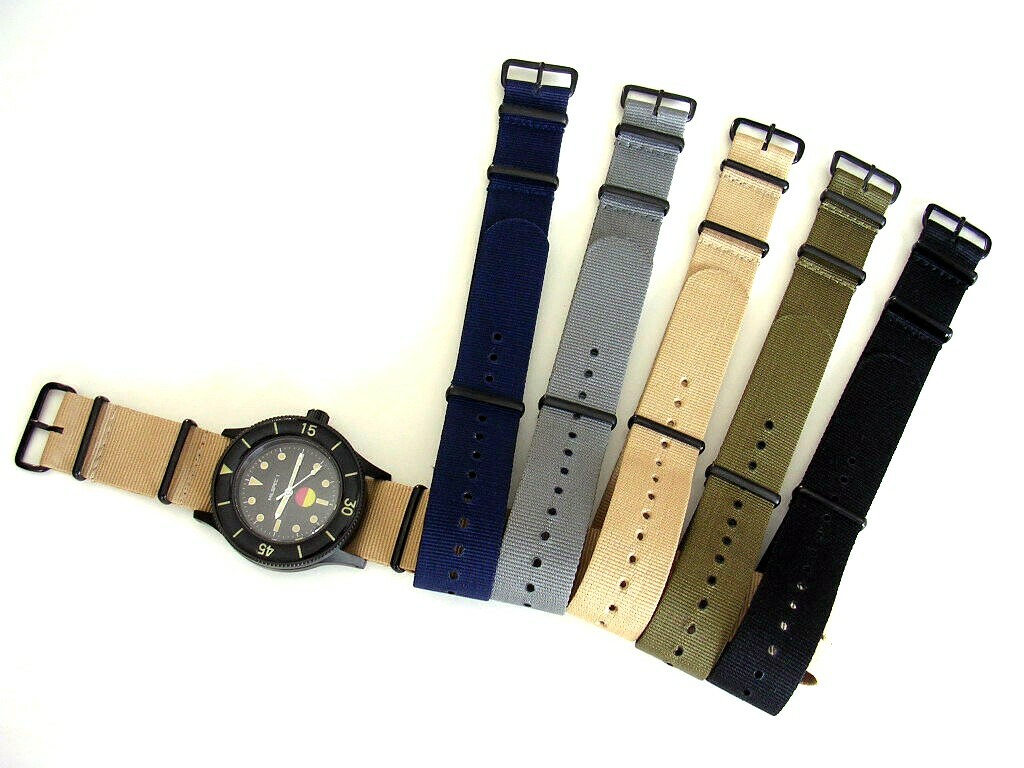 NATO G10 Prem Ballistic PVD MoD RAF Military watch band strap Bonded IW SUISSE