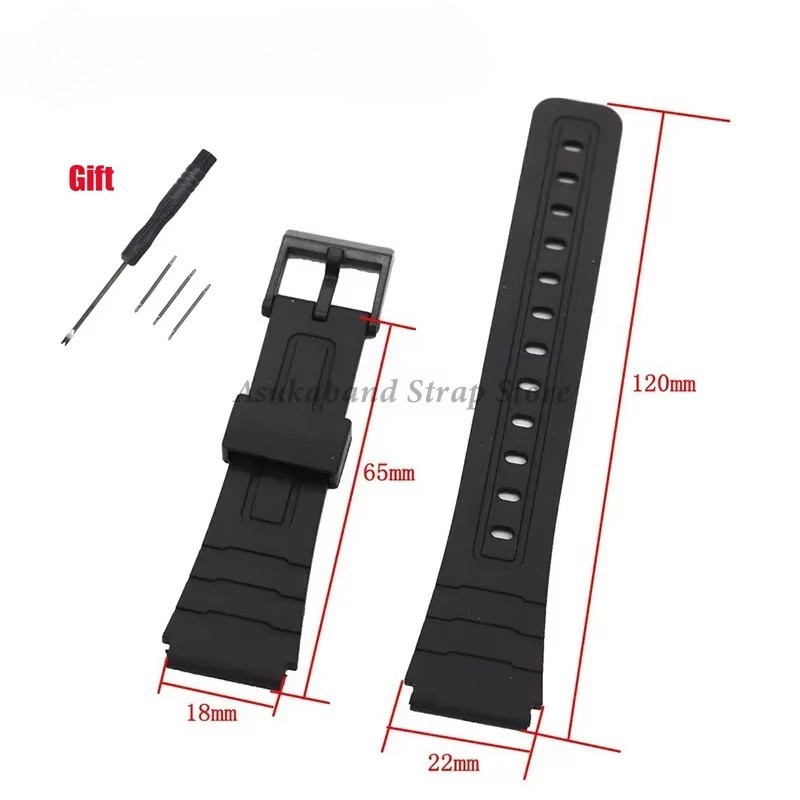 CASIO Watch Band F-91W,F-28W,F-91WG,F-93W,F-94WA,F-105W,F-106W,FLB-91W