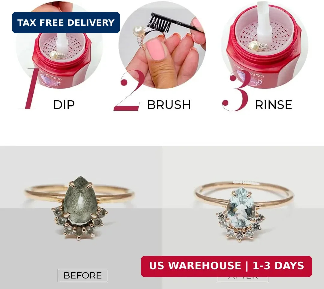CONNOISSEURS All-Purpose Jewelry Cleaning Kit – Includes Delicate Jewelry Cleane