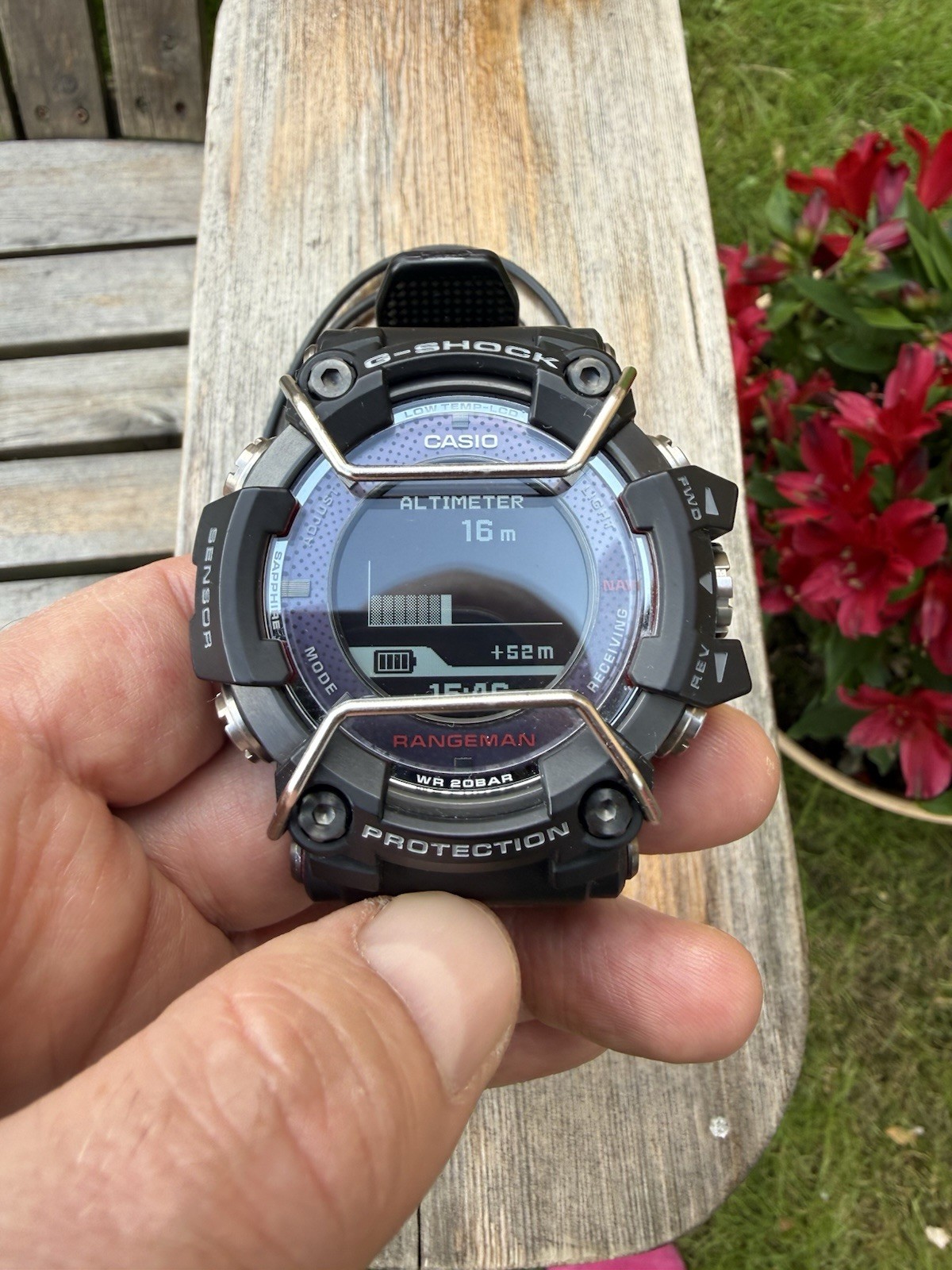 Casio G-Shock Rangeman GPR-B1000 GPS Solar Watch w/Charger& JaysAndKays BULLBARS