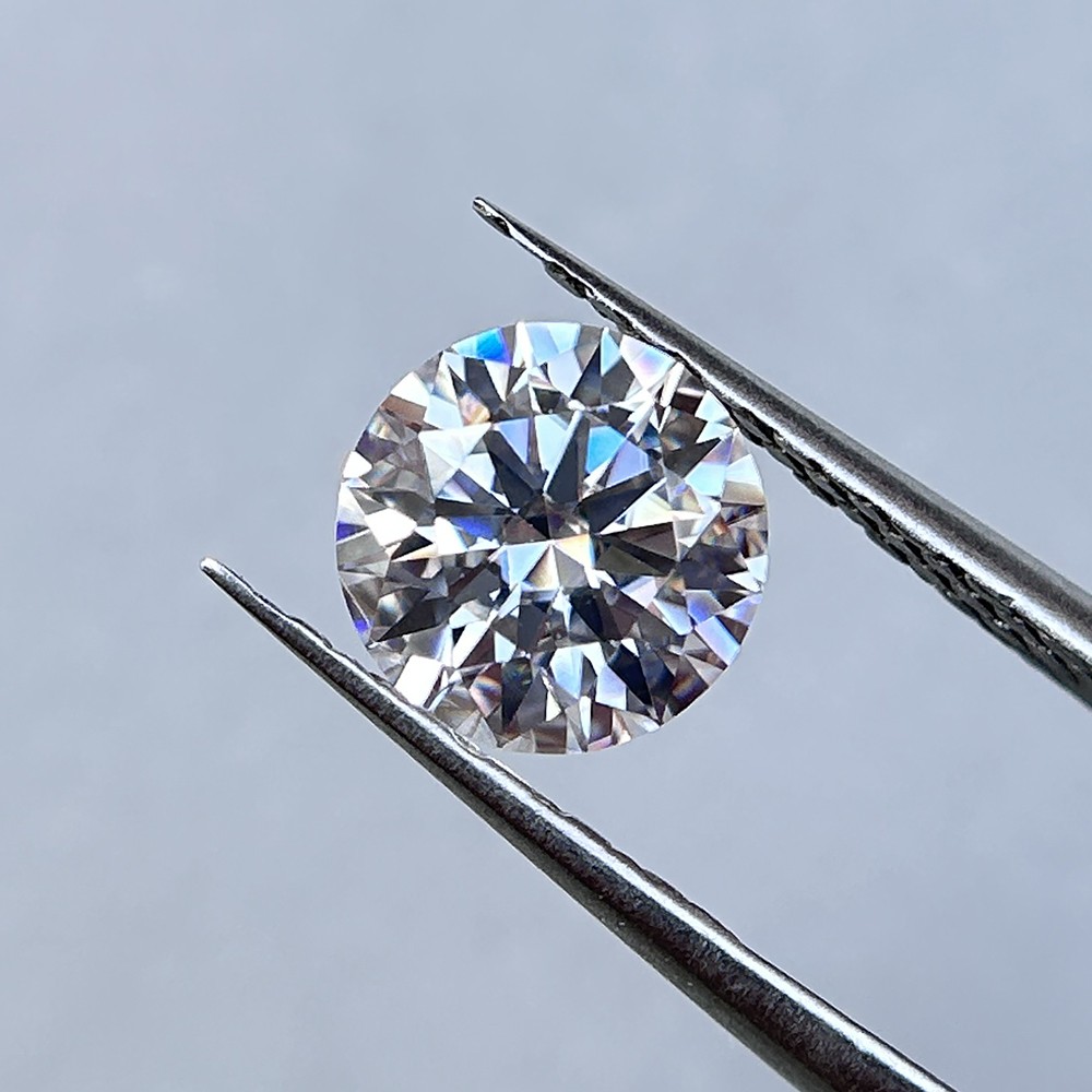 1PCS 3~20mm D color Round Brilliant Loose Moissanite Gemstone White for Jewelry
