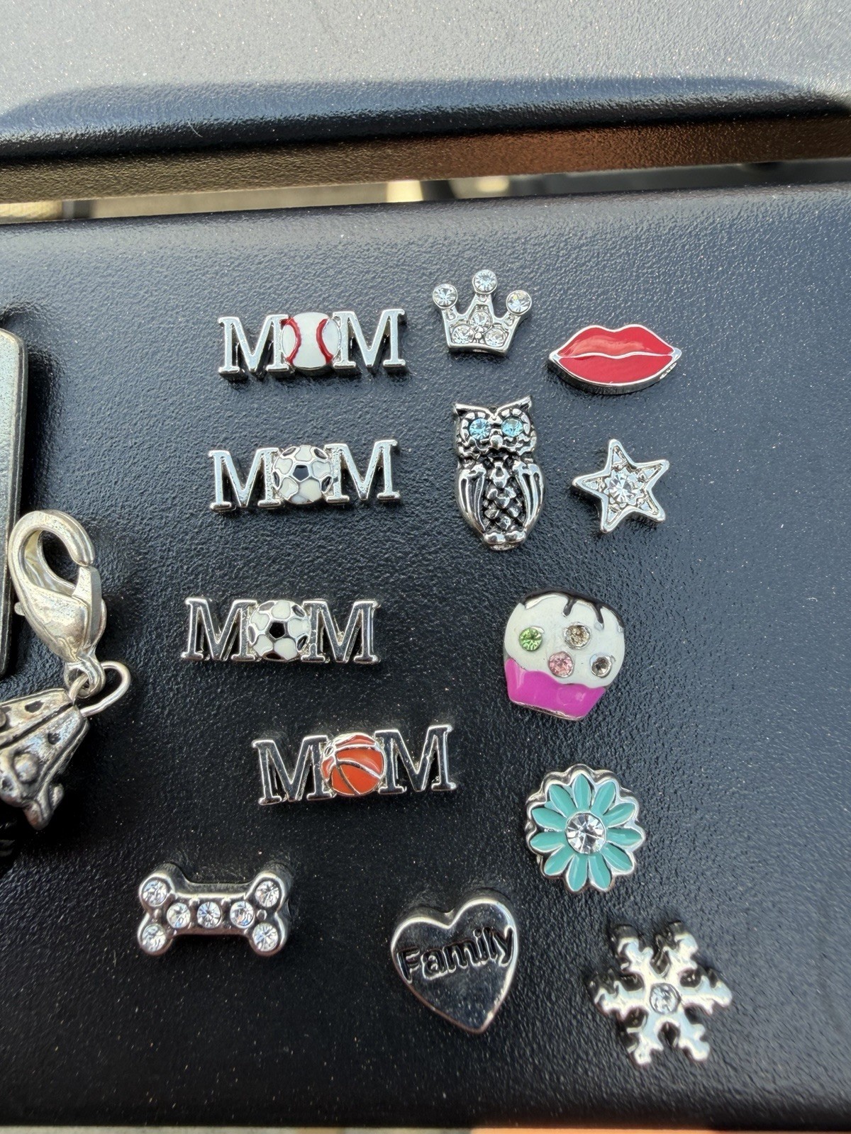 Origami Owl Charms And Dangles – Dog Bone, Sport Mom, Family, Cupcake + More