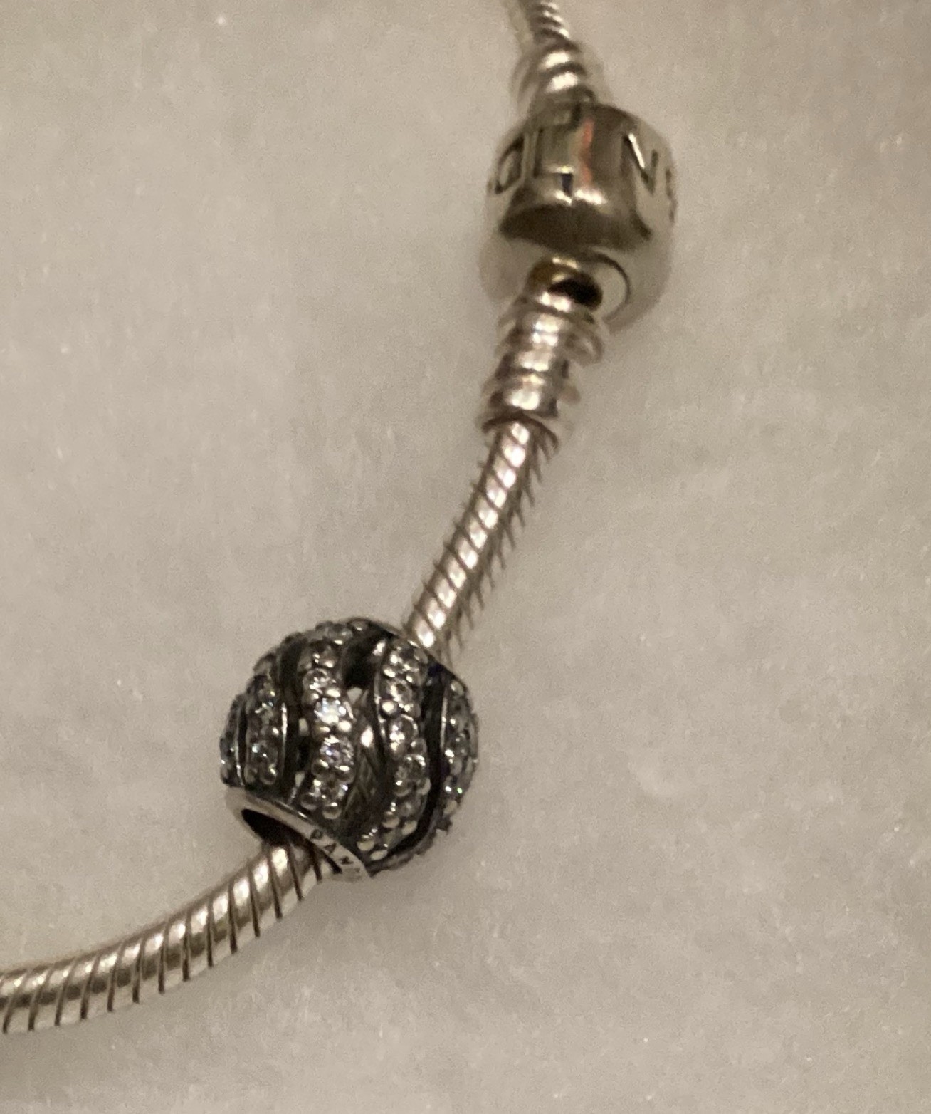Pandora retired winter crisp authentic excellent Charm Guaranteed