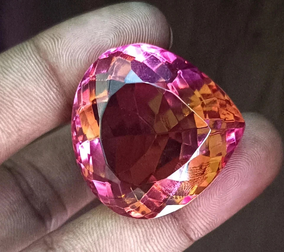 9 Carat Pear Cut Certified Zultanite Gemstone with 7 Stunning Color Changes