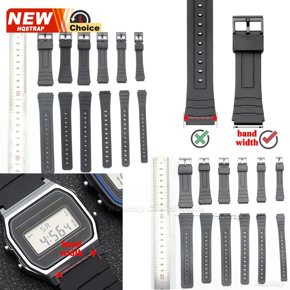 CASIO Watch Band F-91W,F-28W,F-91WG,F-93W,F-94WA,F-105W,F-106W,FLB-91W