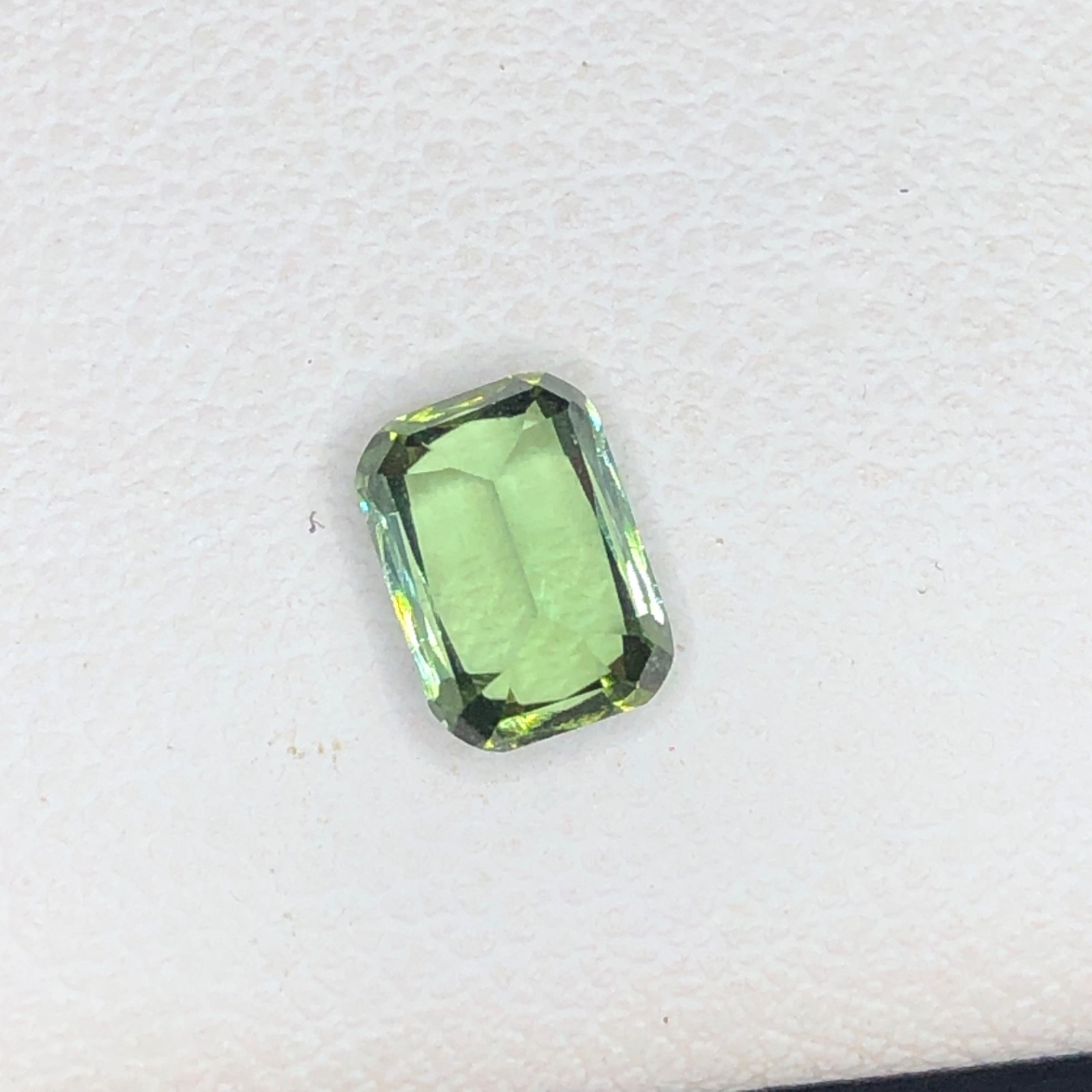 Natural Tourmaline 1.20 Carat Cushion Cut Bluish green Origin Afghanistan