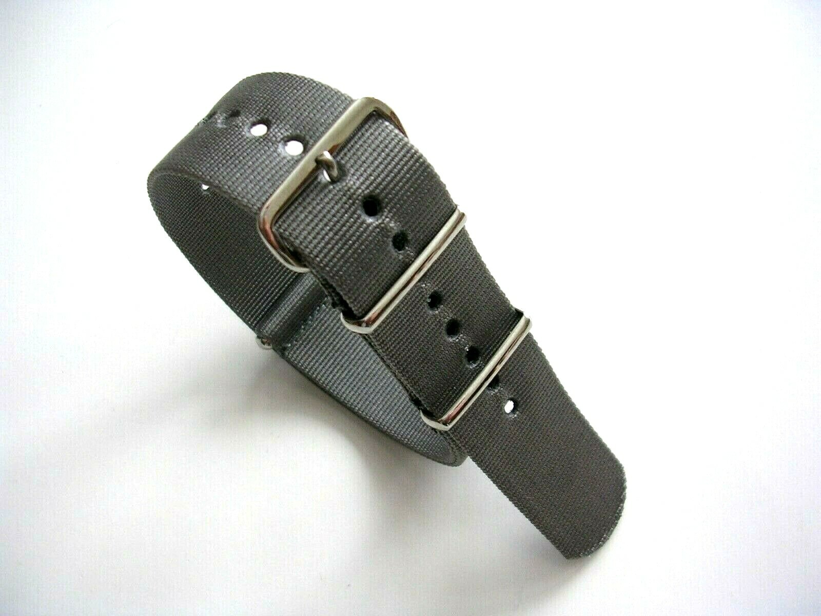 Grey NATO G10 strap Ballistic nylon military Mil Spec MoD watch band USA seller