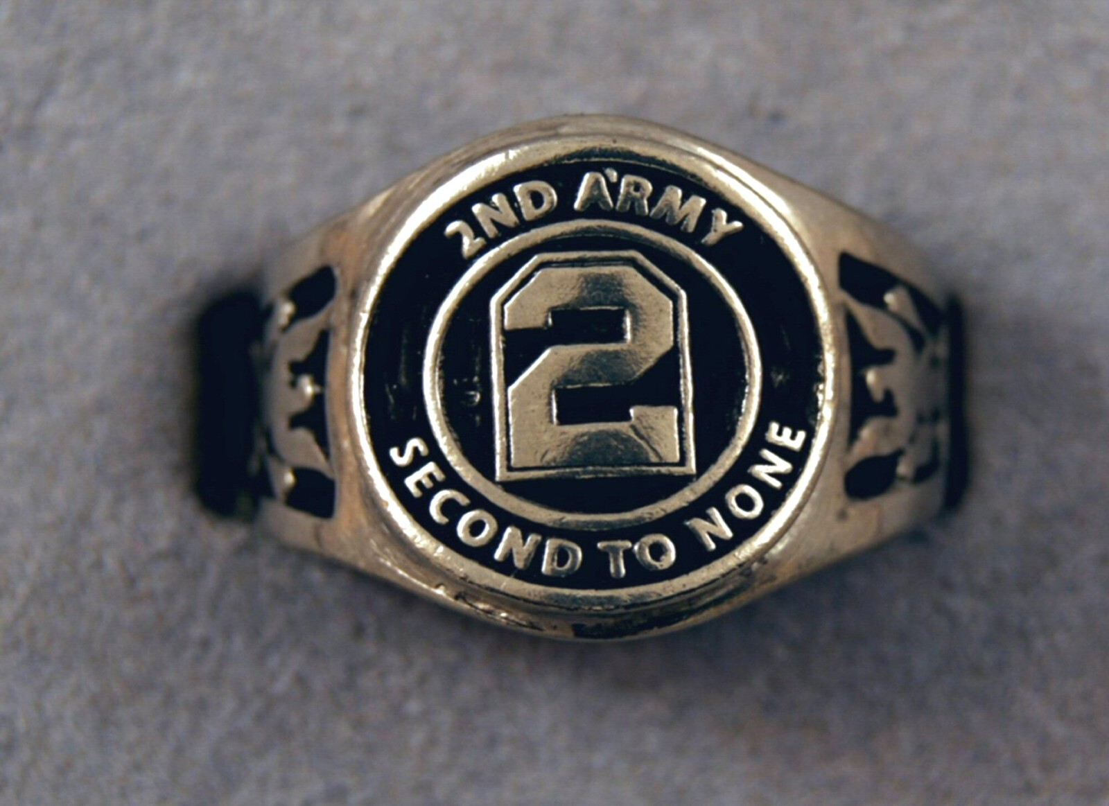 2nd Army ring Field Army Insignia Second to None