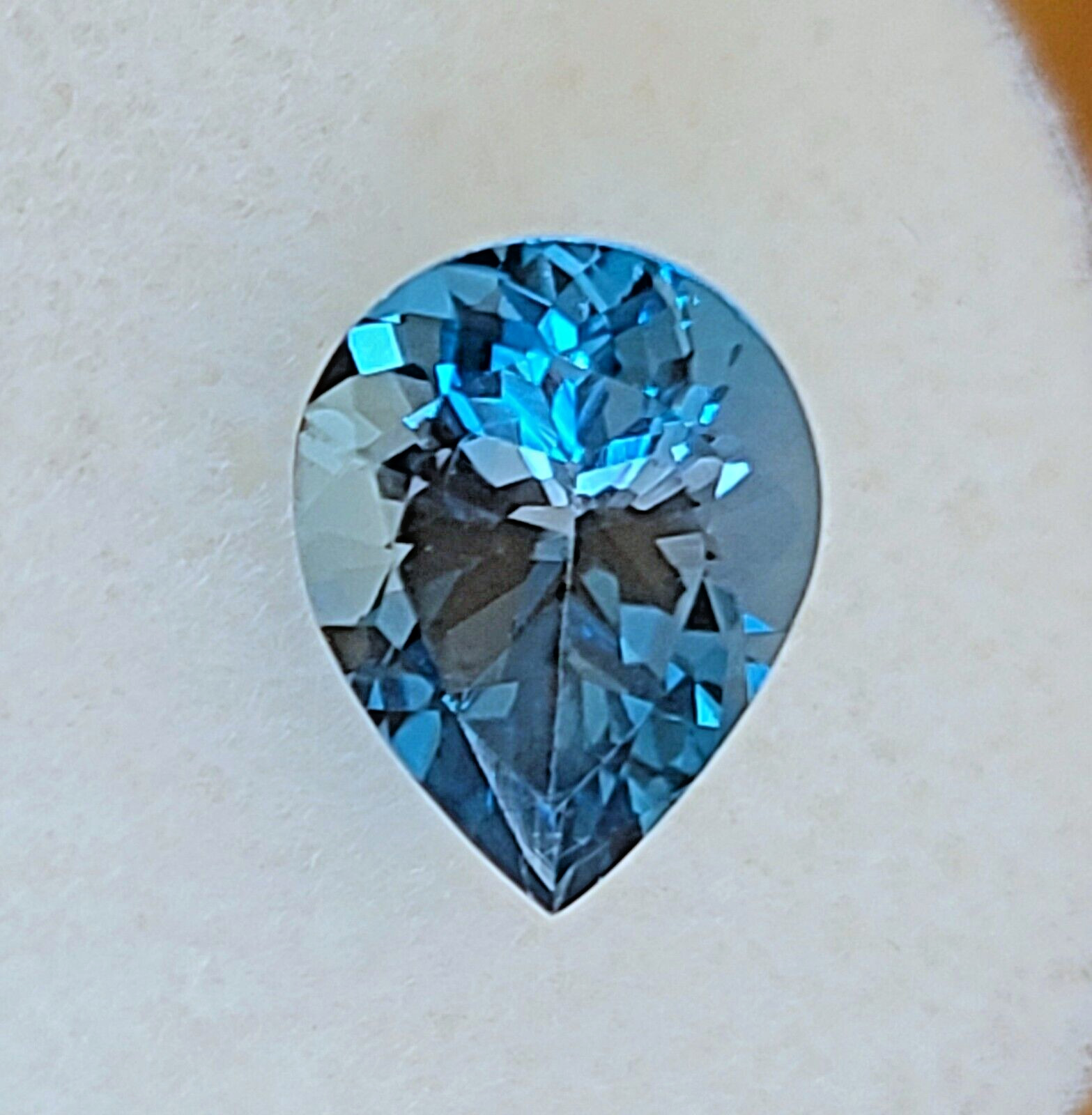 Blue Topaz 2.00 Ct. London Blue Topaz Gemstone Pear Shape 9 X 7 mm Loose Stone