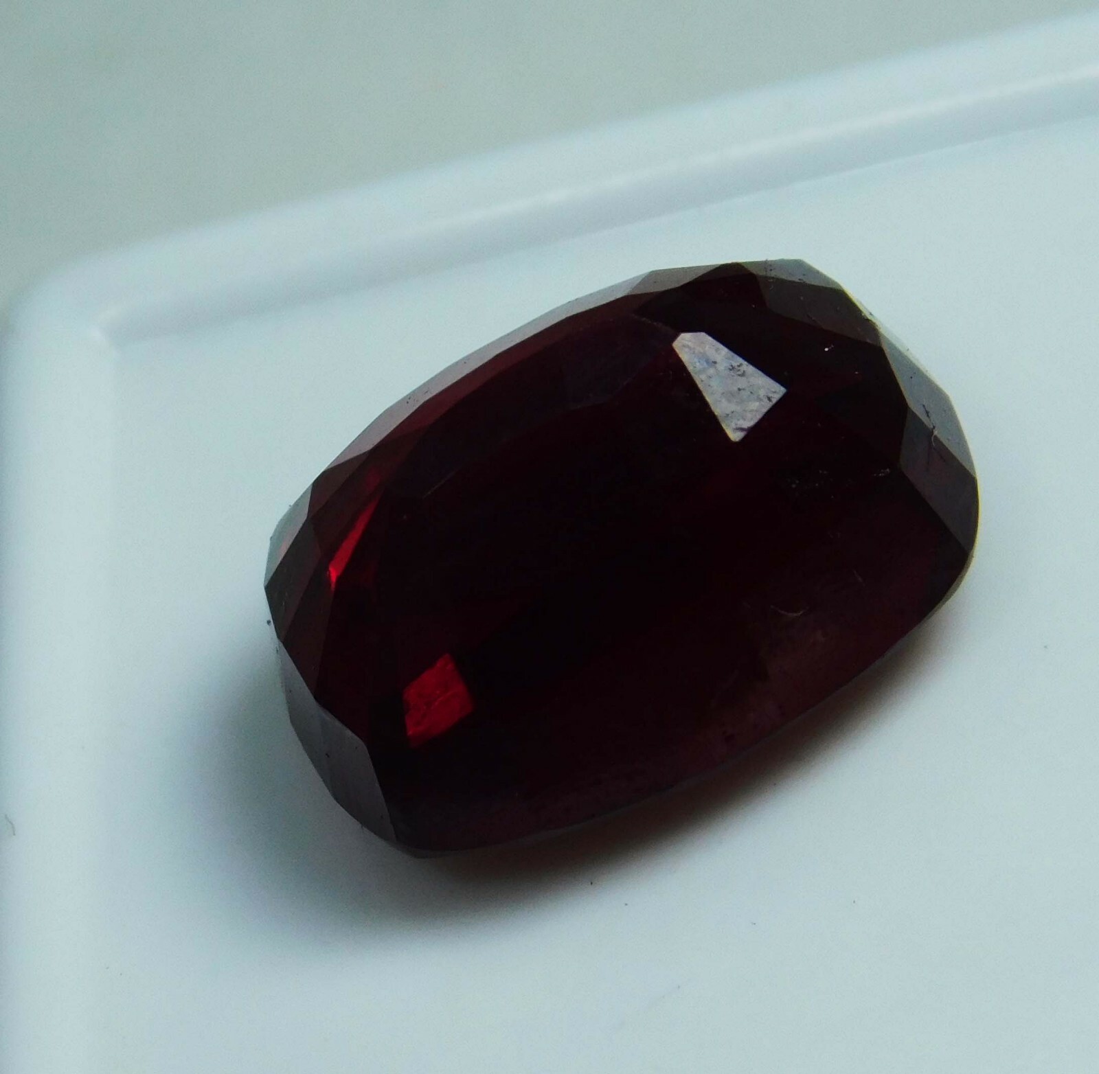 Natural Rare Almandine Red Garnet 11.80 Ct Certified Cushion Cut Loose Gemstone