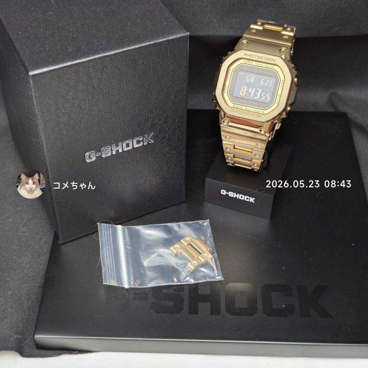 Good Condition Casio G-Shock GMW B5000GD 9JF No.gs3164