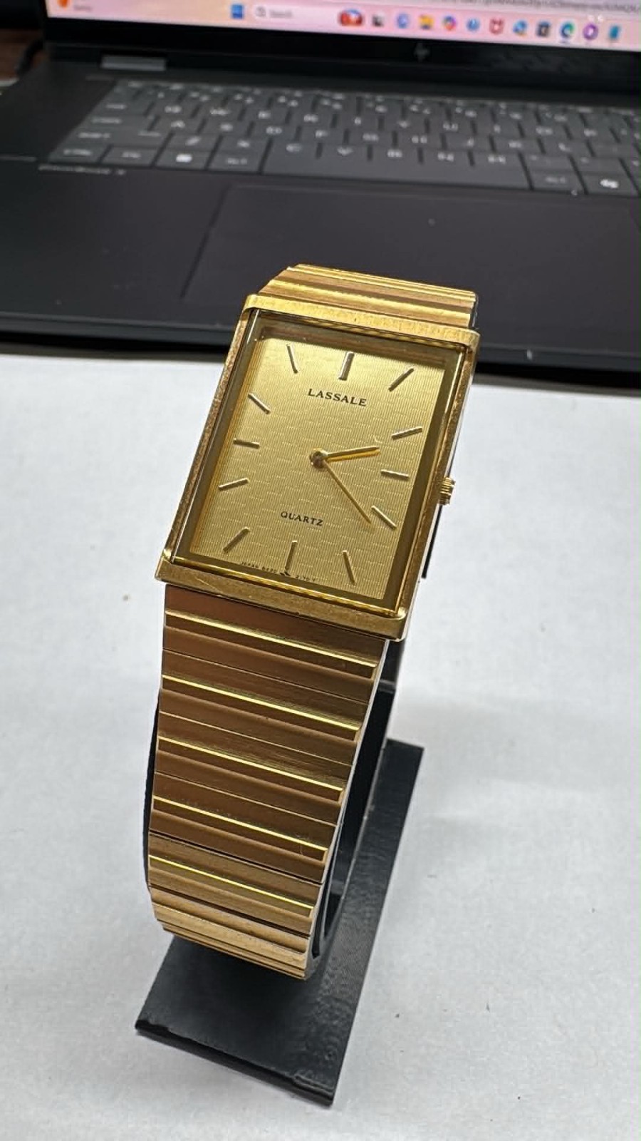 Vintage GT Seiko Lasalle Mens Watch, Ultra Thin, Model 8420-6709 (A20) RUNS