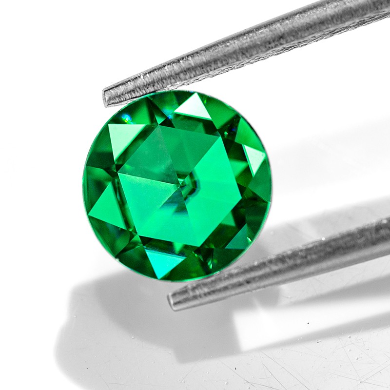Colorful Flat Rose Cut 0.5-5ct Round Moissanite Loose GRA VVS1 Factory Directly