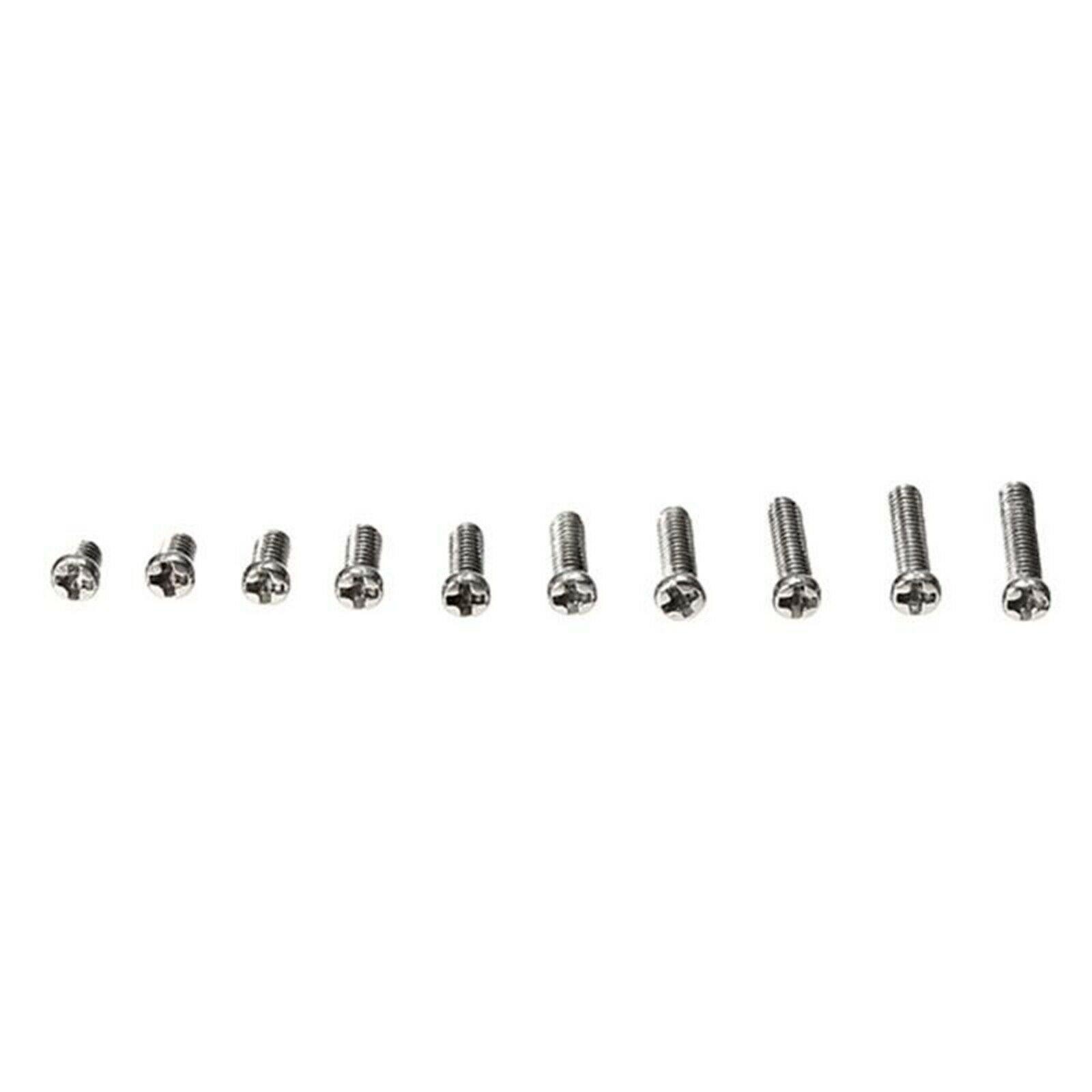 600PCS Steel Watch Back Cover Screw Phillips Watch Repairing Tools W/Box