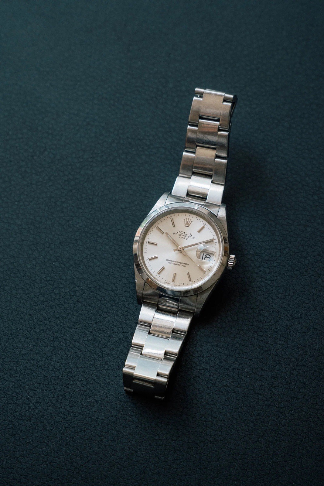 Rolex Date 15200 34mm Silver Dial Men’s Watch