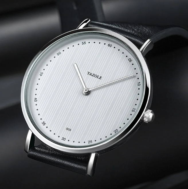 Ultra Thin Quartz Dress Watch men classic Fashion bauhaus minimalist waterproof