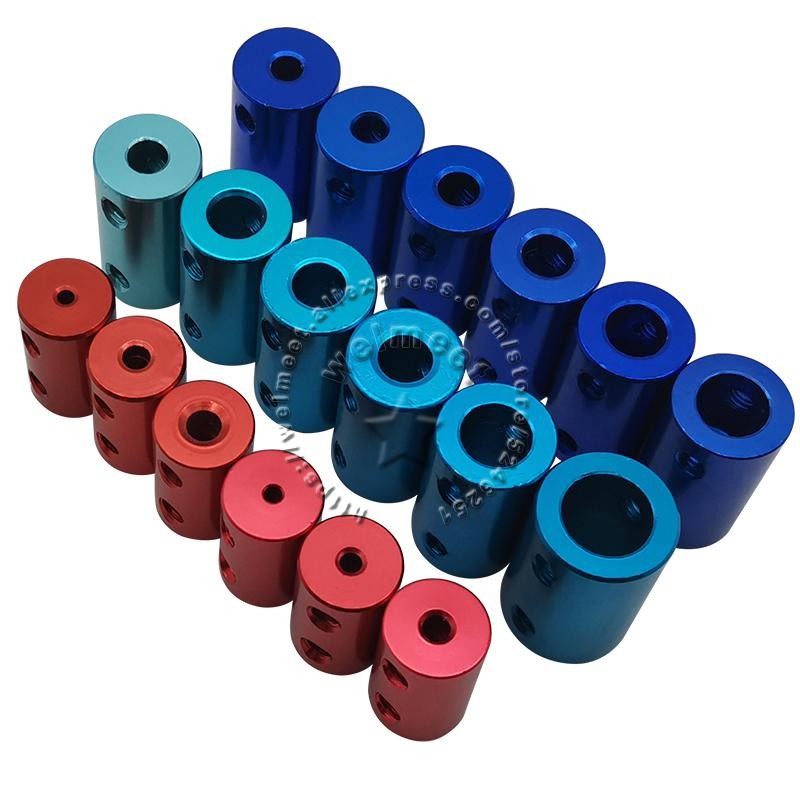 2mm/3mm/3.17mm/4mm/5mm/6mm/6.35mm/7mm/8mm/10mm Aluminum Rigid Shaft Coupler Rigi
