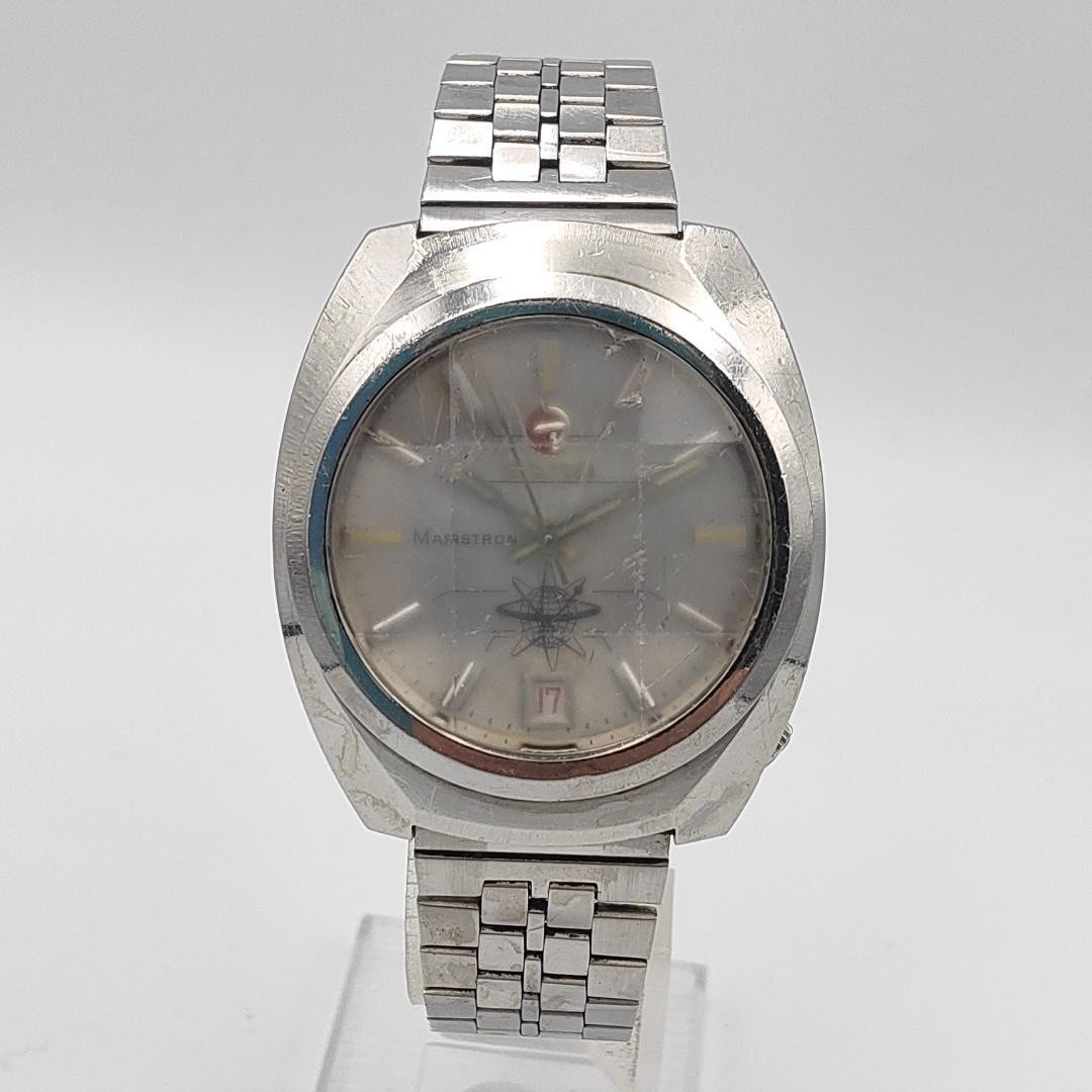 NEEDS SERVICE RADO Marstron with Cut Glass Vintage Automatic Watch | Swiss Made