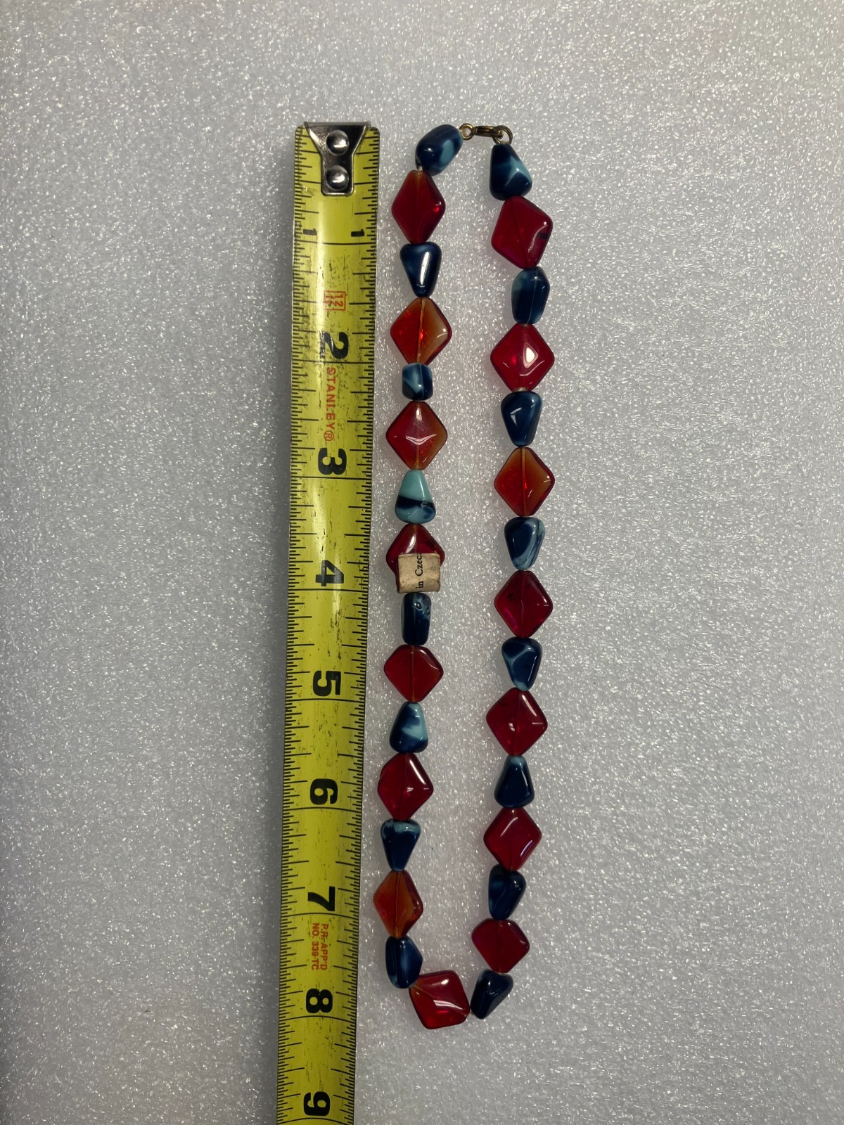 Vintage Czech Glass Bead Necklace
