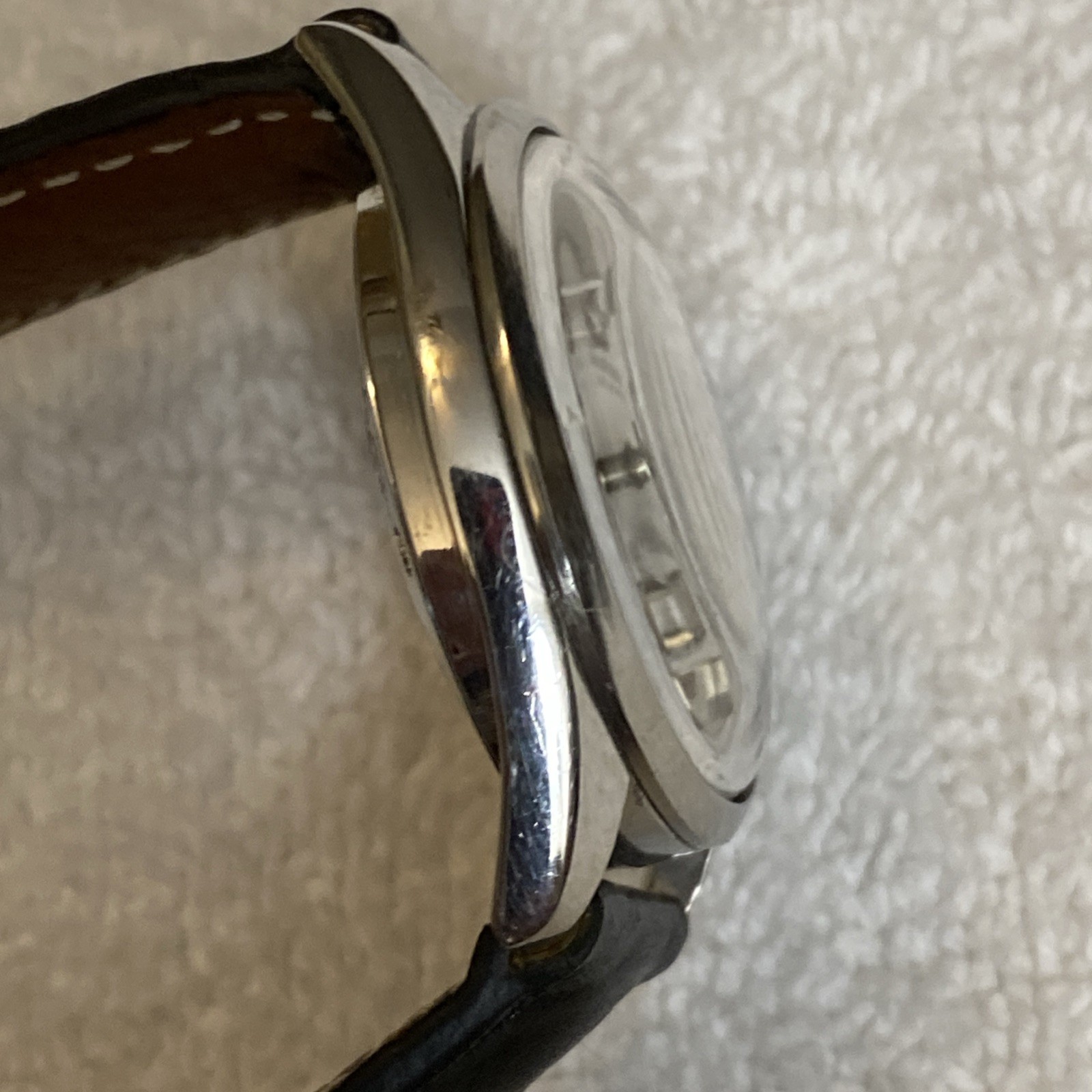 ***Vintage Rare Swiss Rado Men Wristwatch Daymaster 30 Stainless Steel Date Days