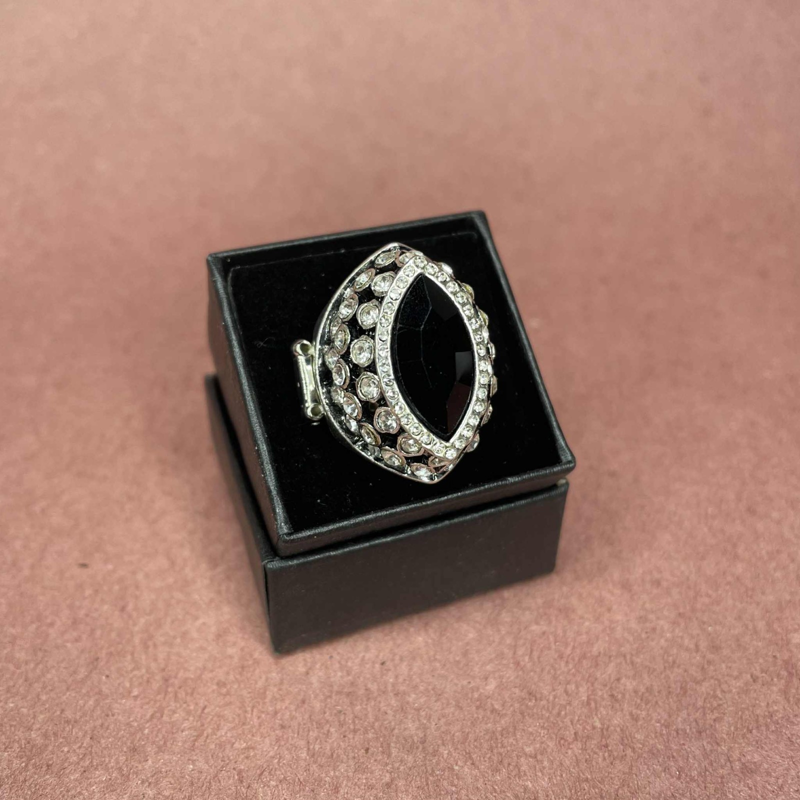 Morticia Addams Family Ring Replica Gothic Jewelry for Morticia Cosplay Costume