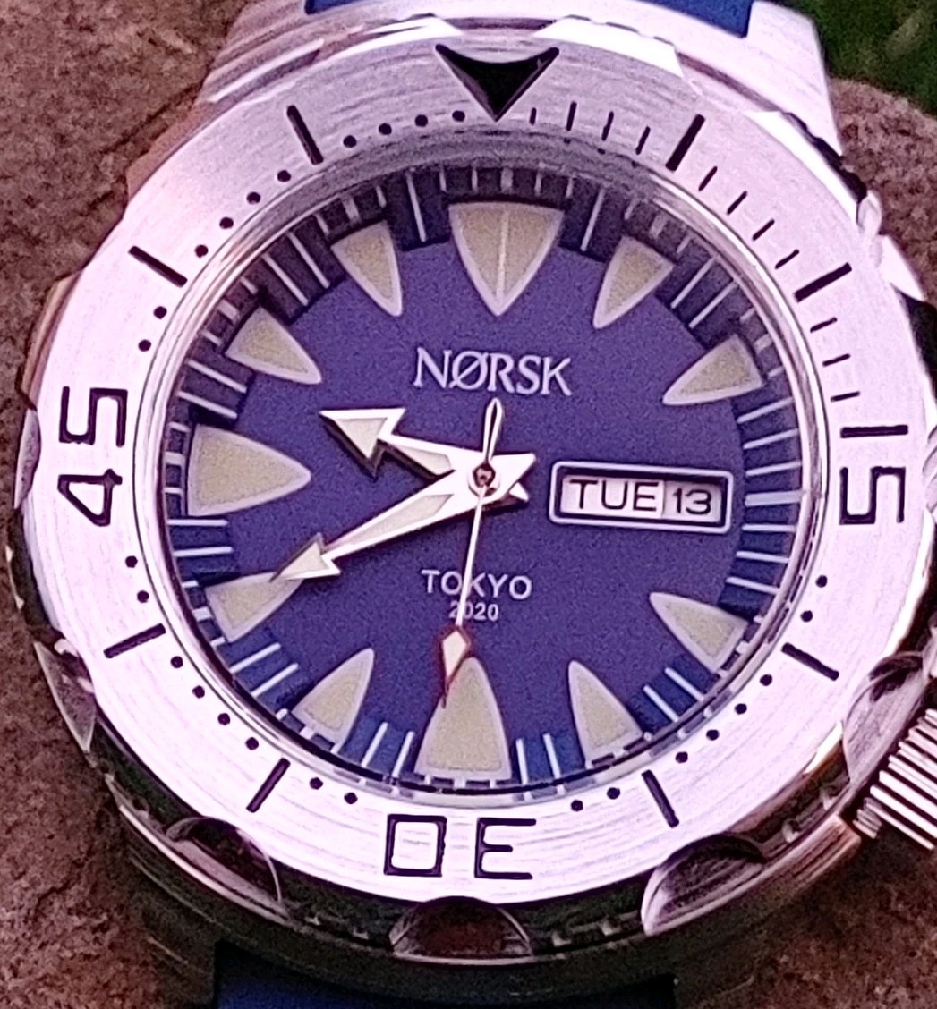 Sea Monster Diver Watch, Norsk, Olympic Citizen Quartz – Blue, 2020 Olympics