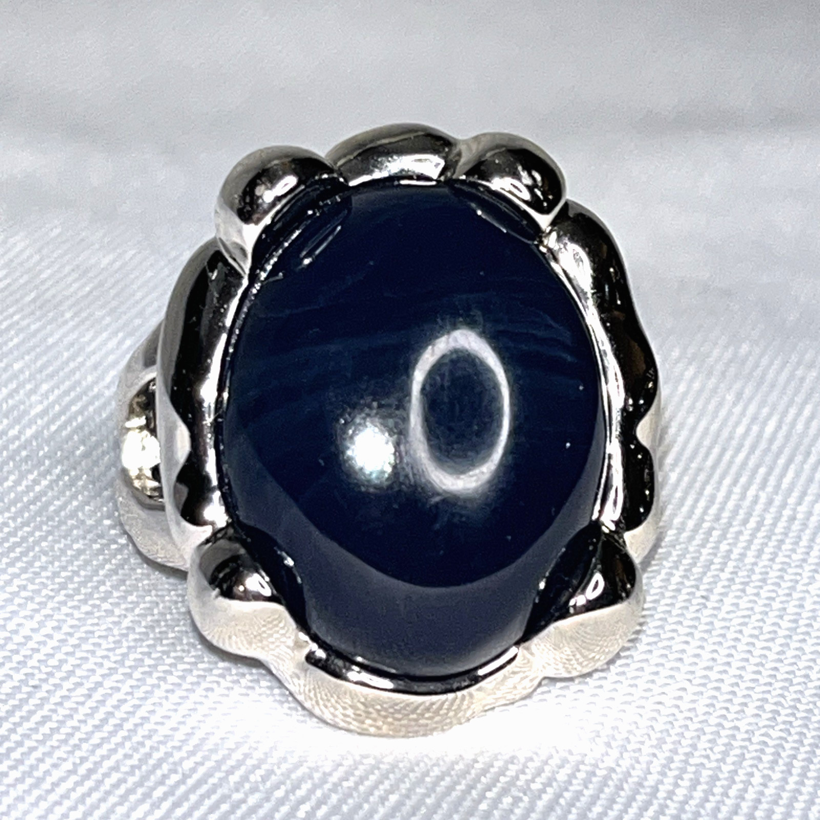 Lia Sophia Modern Ring Blue Size 10