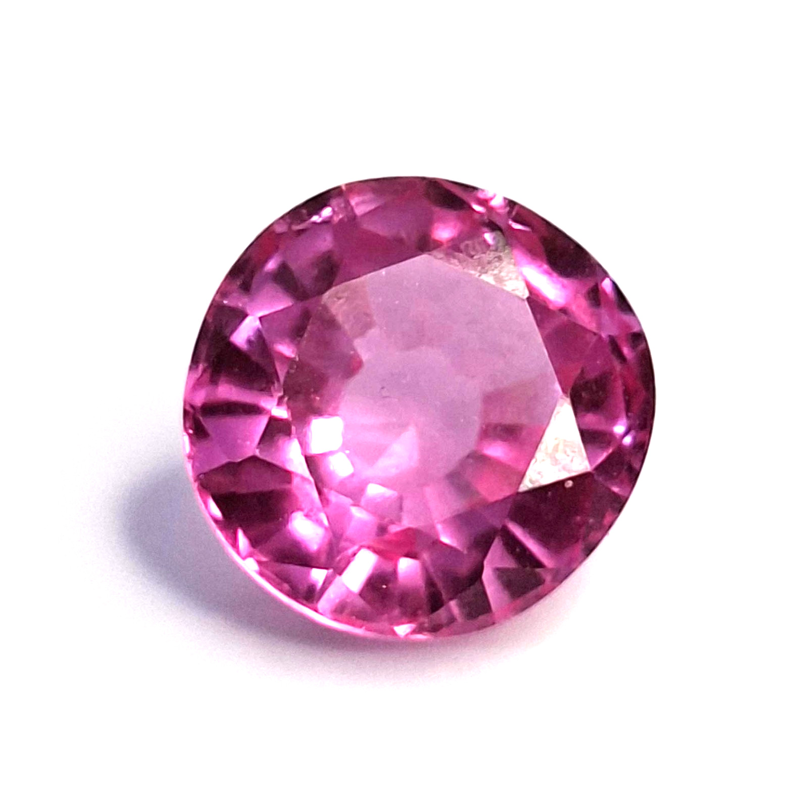 Natural Pink Sapphire Round Cut 10-12 Ct Certified Loose Gemstone TQ190