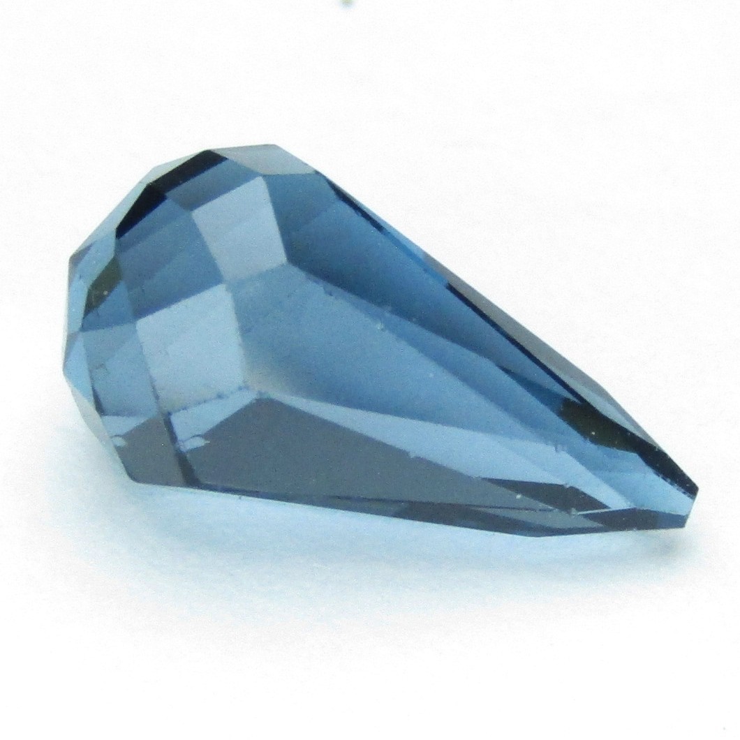 4.25Cts Ravishing Natural London Blue Topaz 13x7mm Pear Briolette Cut Gemstone