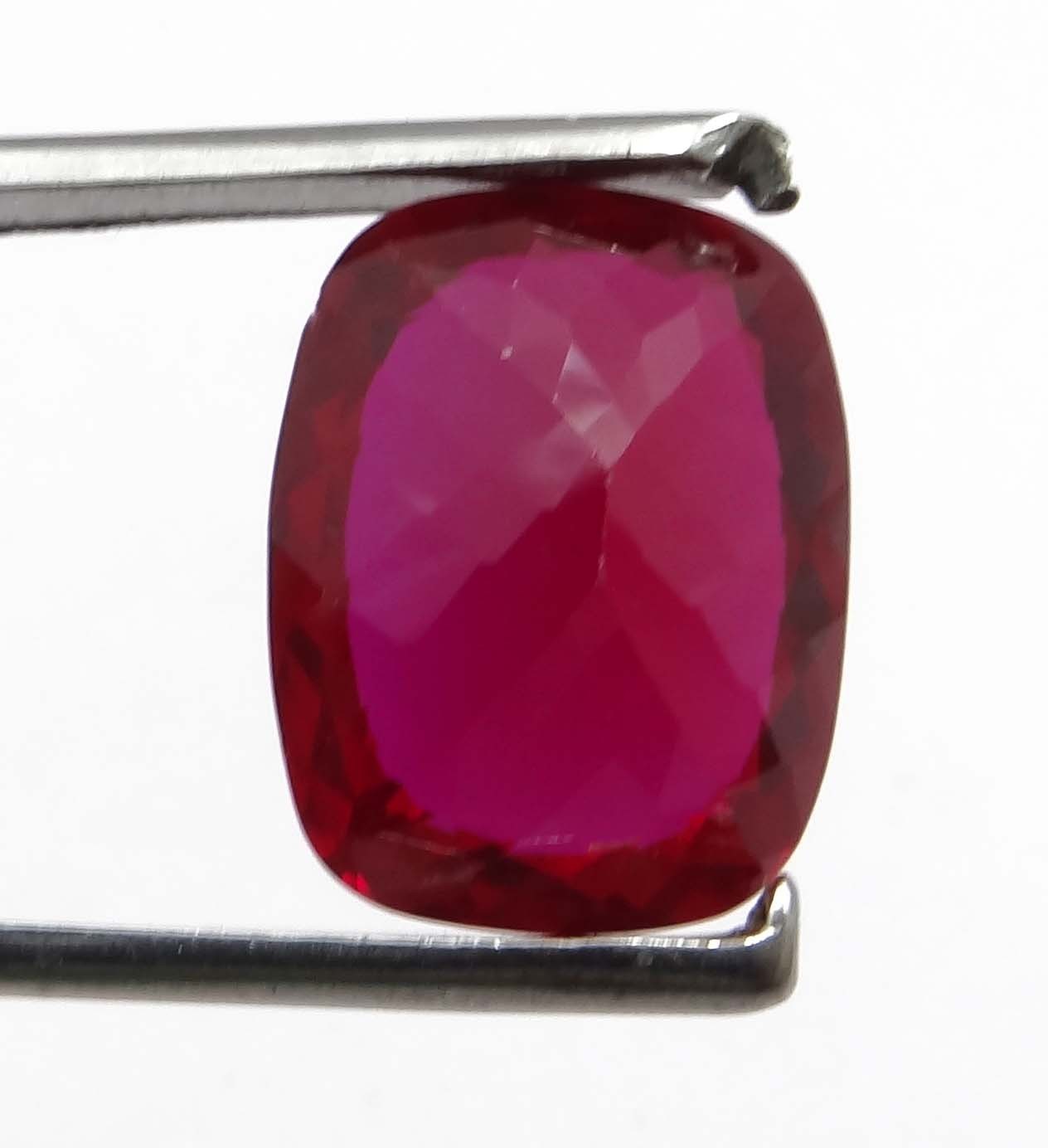 NATURAL 13.3 CTS PIGEON BLOOD RED RUBY coushion GEMSTONE CERTIFIED