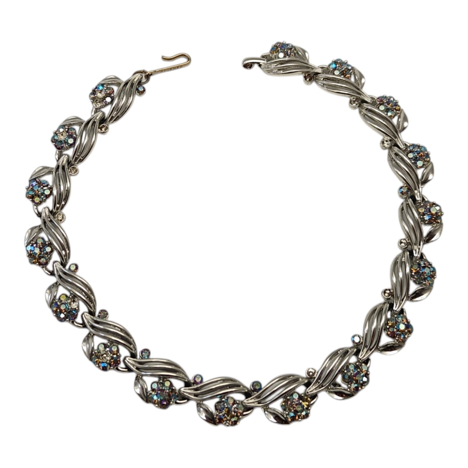 Lisner Rhinestone Special Occasion Necklace Missing Rhinestones