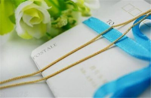 18K Solid Gold Wheat Chain Necklace For Women 18”L GUARANTEED 18KT PURE GOLD