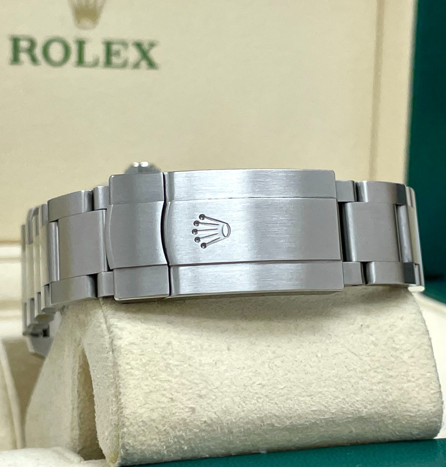 ROLEX AIRKING 116900 SPORTS WATCH 2021 FULL SET BLACK DIAL 40MM