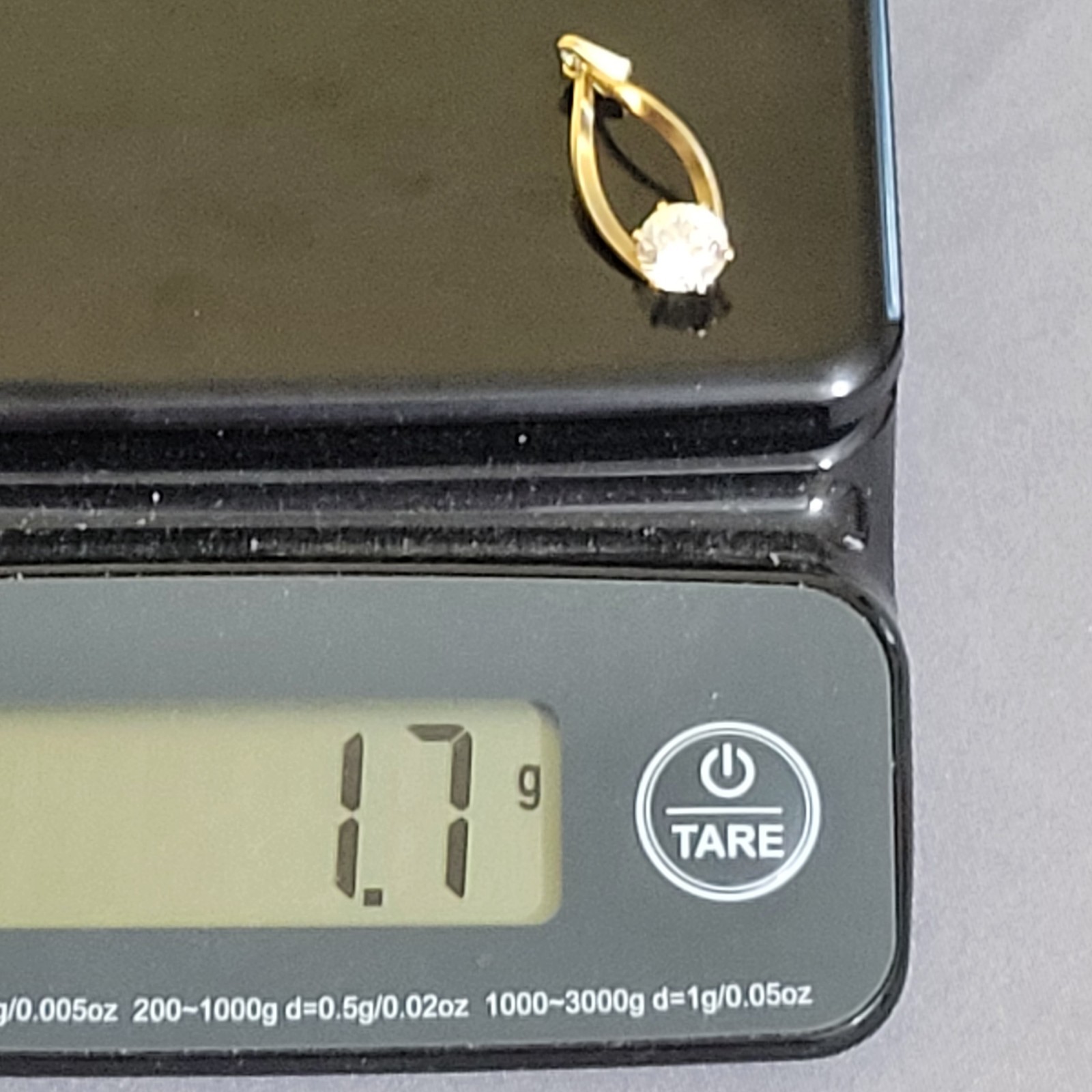 Vintage 1/20 14k G.F. Gold Filled Pearl Teardrop Pendant – 1.7 grams