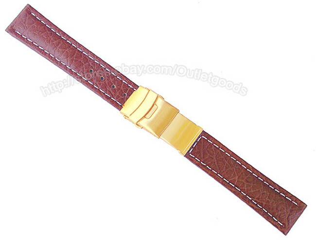 16mm 18mm 20mm & 22mm IP Gold Plated Watch Band Bracelet Clasp Spring Extender