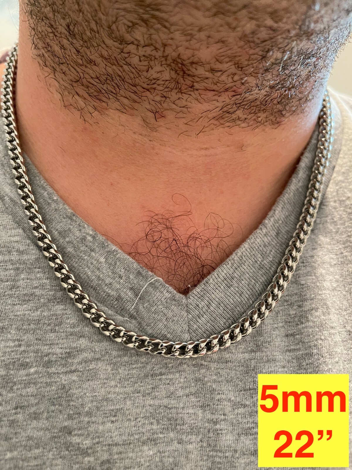 Men’s Franco Chain Stainless Steel Necklace BEST QUALITY! 18-30″ 3-8mm HEAVY!