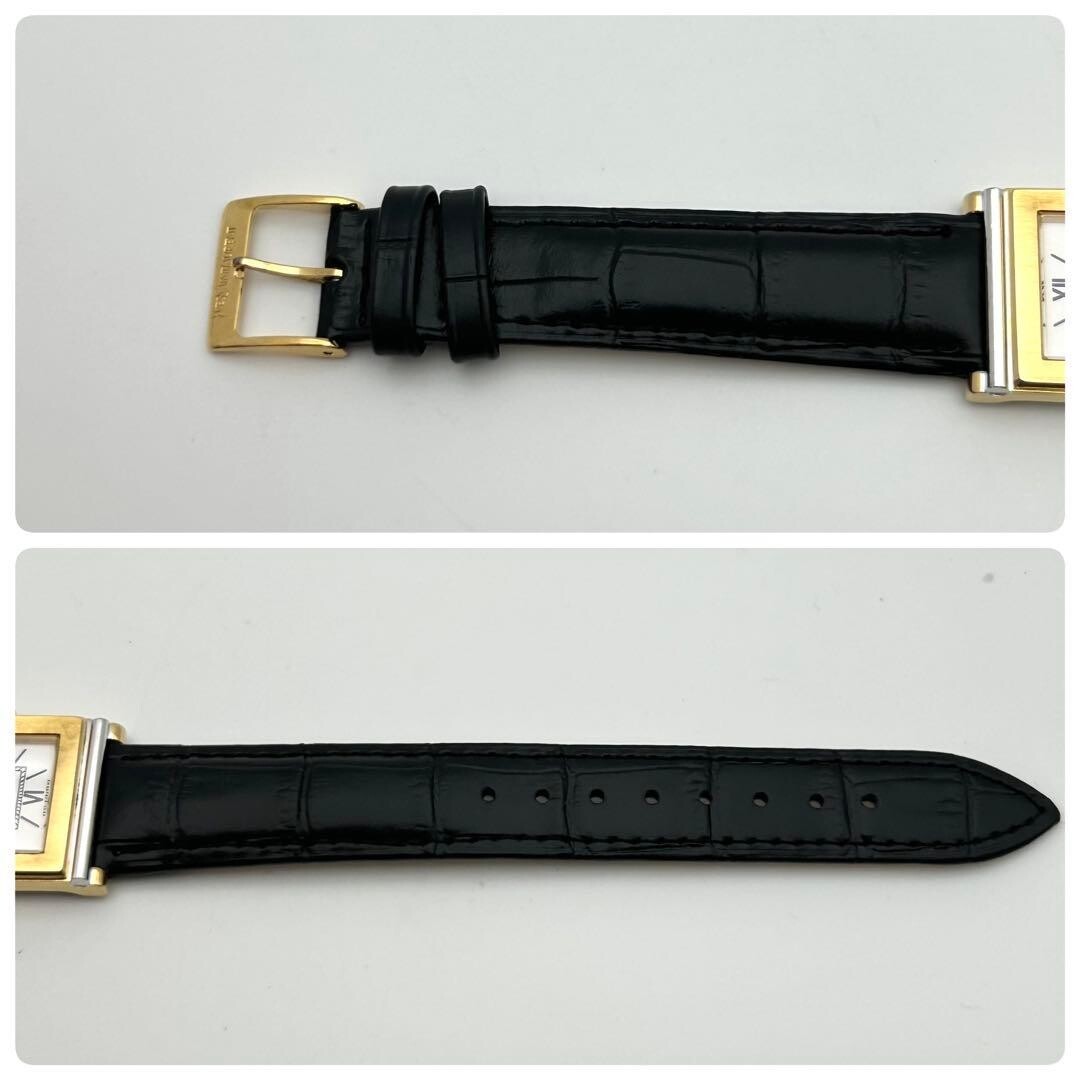 Yves Saint Laurent 4625-E68613 Womens Gold Square Quartz Watch Roman Dial