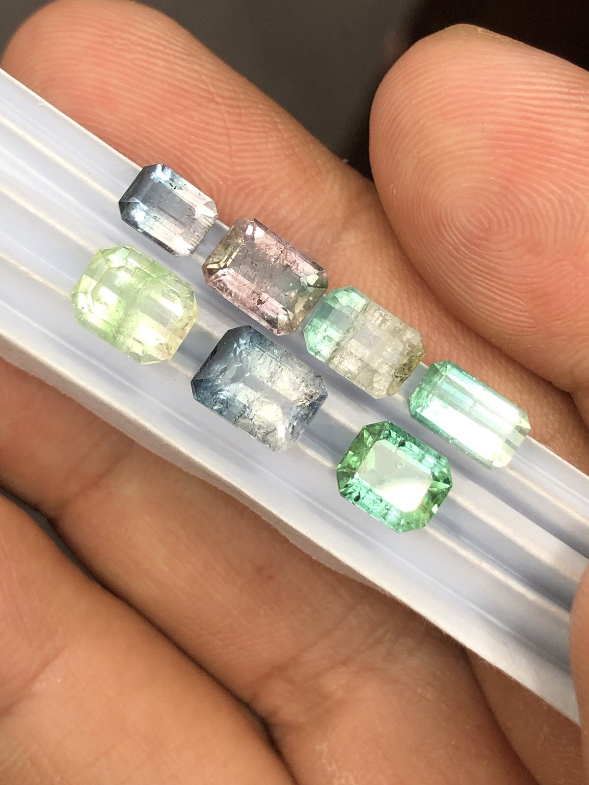 4 Ct Pink Faceted Tourmaline Lot From Afghanistan