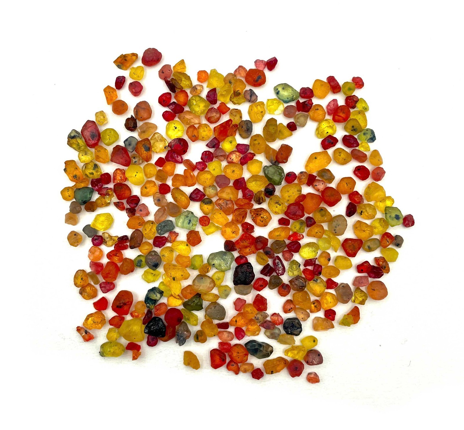 Natural Good Quality Multi Sapphire Raw Rough Loose Gemstone Lot 3-7 MM 100 CT
