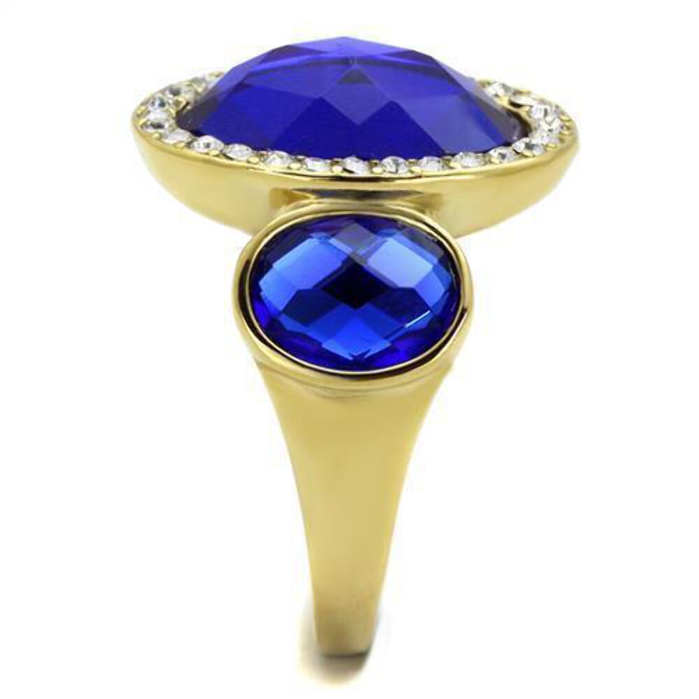 Gold Womens Ring Anillo Para Mujer 316L Stainless Steel Ring 316L Stainless Stee