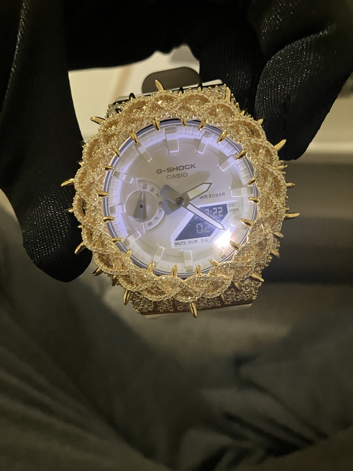 Moissanite G-SHOCK Casio W/Box Papers