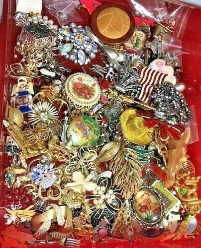 Jewelry 1 LB WEARABLE Bulk Lot Estate Vintage to Modern Costume-#FT5558