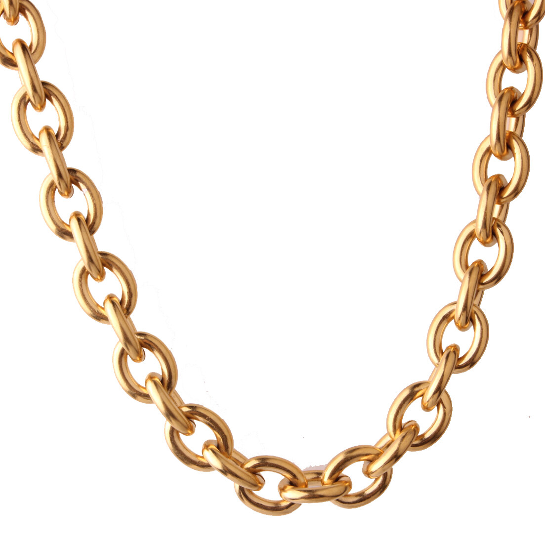 Huge 8/11/13/15mm Stainless Steel Rolo Oval Link Mens Chain Necklace or Bracelet