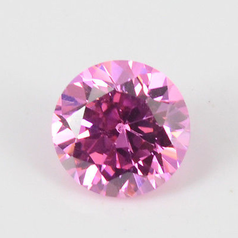 Cubic Zirconia Pink Round Faceted AAA Rated CZ Loose Stones (1mm – 15mm)