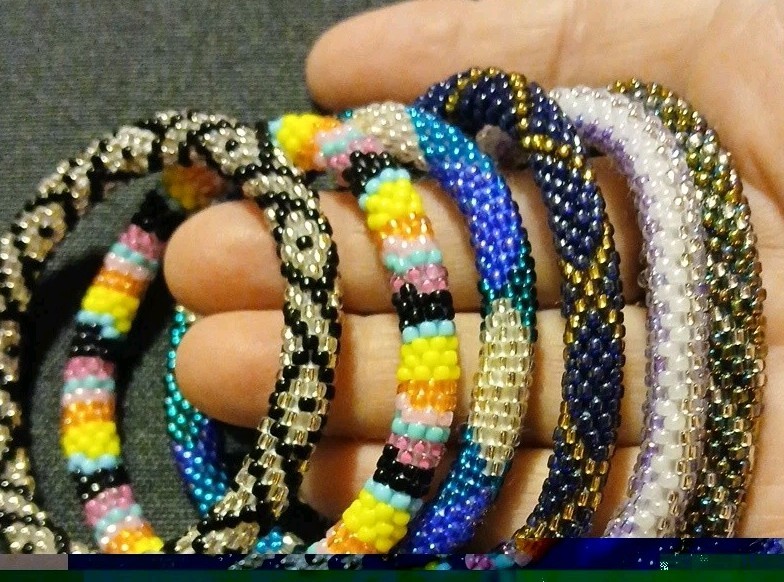 Lot Of 12 Roll On Bracelets Nepal Aid Through Trade (lot #24)